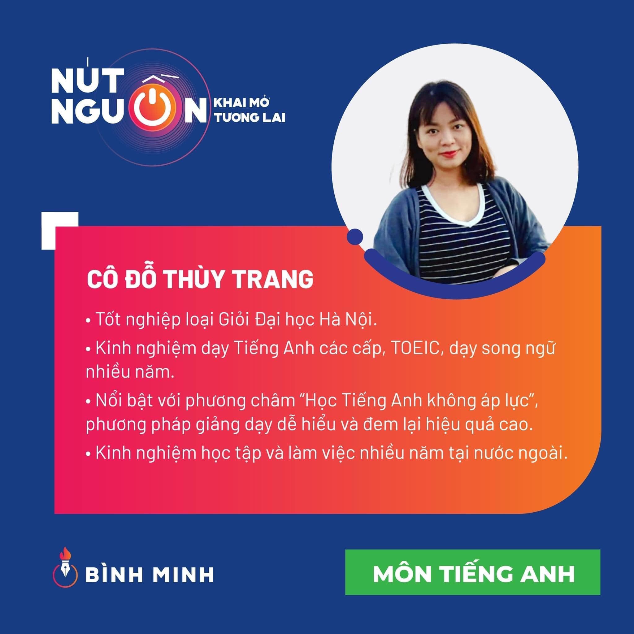 Học Sinh Nói Gì Về Lớp Tiếng Anh Cô Trang