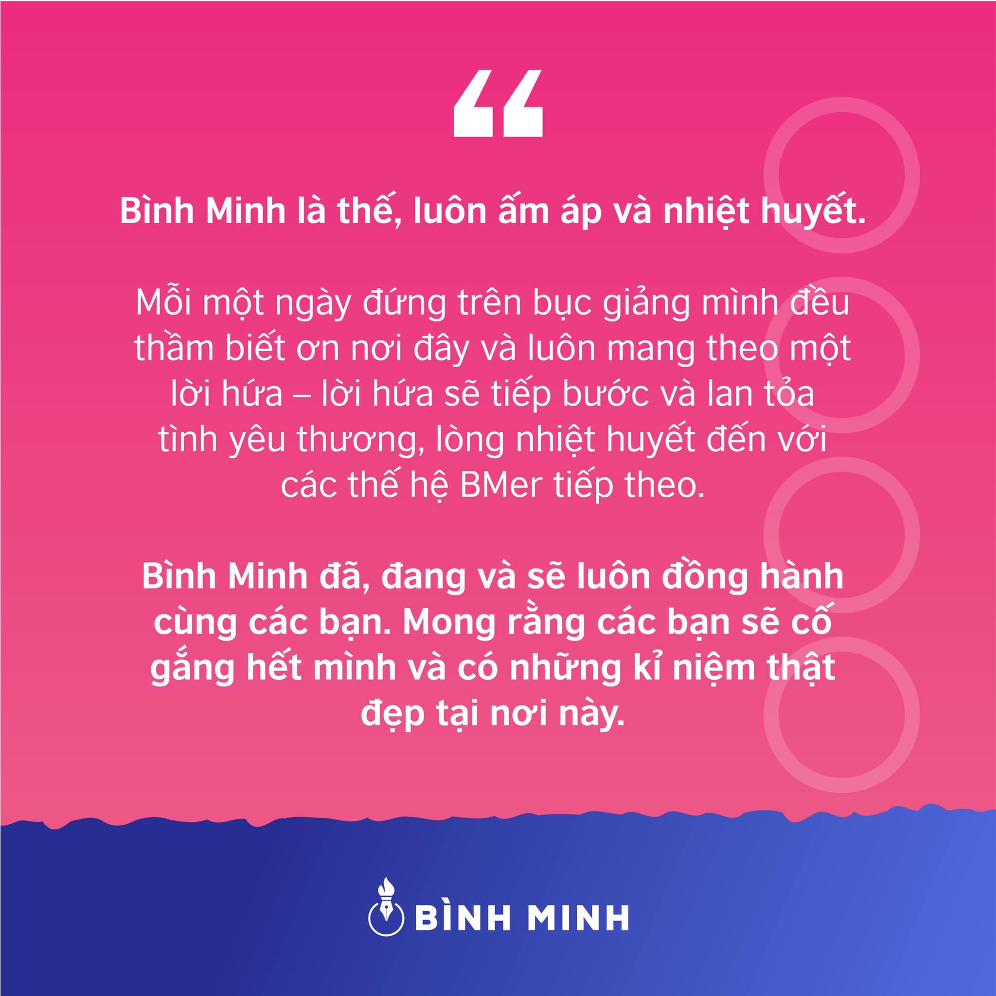 Lời Tri Ân Người Thầy Gửi Tới Người Thầy